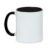 JJ13 Taza Blanca y Negro Con Caja