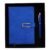 LL56 SET LIBRETA Y LAPICERO AZUL