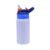 TERMO PARA NIÑO 350ml TERMICO TAPA AZUL Y NARANJA