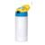 JJ42 TERMO PARA NIÑO 450mL TERMICO TAPA AZUL Y AMARILLO