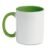 JJ16 Taza Blanca y Verde Con Caja